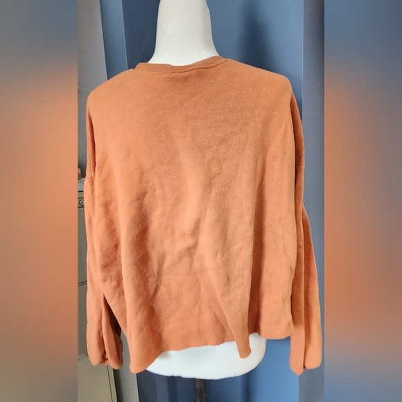 Smiley World pre-owned womens pullover orange size large - Picture 5 of 7